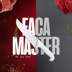 Faca Master 10° Aço Inox - A Gourmet