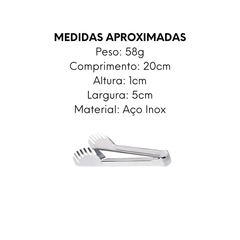 Pegador Massa 20cm Aço Inox Original