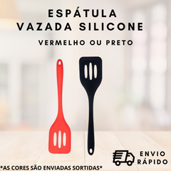 Espátula Vazada Silicone Sortida Original