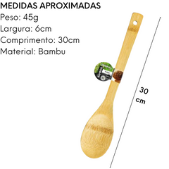 Colher Bamboo 30cm Original