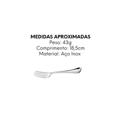 Garfo Sobremesa Croise Aço inox - A Gourmet