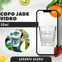 Copo Jade Shot Vidro 50ml - A Gourmet