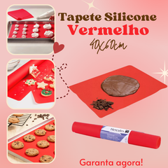 Tapete Silicone Culinário Vermelho Hercules - A Gourmet