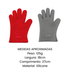 Luva Silicone Resistente 230C° unyhome