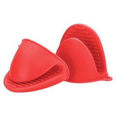Luva Bico de Pato em Silicone Vermelho unyhome