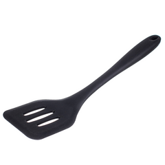 Espátula Vazada de Silicone Preta unyhome