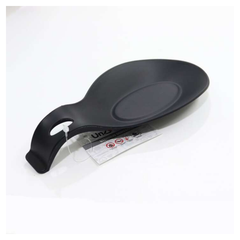 Descanso de Silicone Preto 20cm - A Gourmet