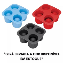 Forma de Gelo 4 Cavidade Para Shot unyhome
