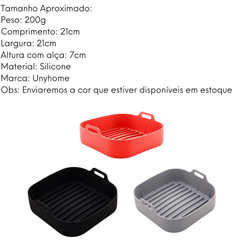 Forma de Silicone Para Air Fryer unyhome