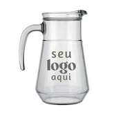 Kit 50 Jarra de vidro 780ml Com Sua Marca Nadir Jarra