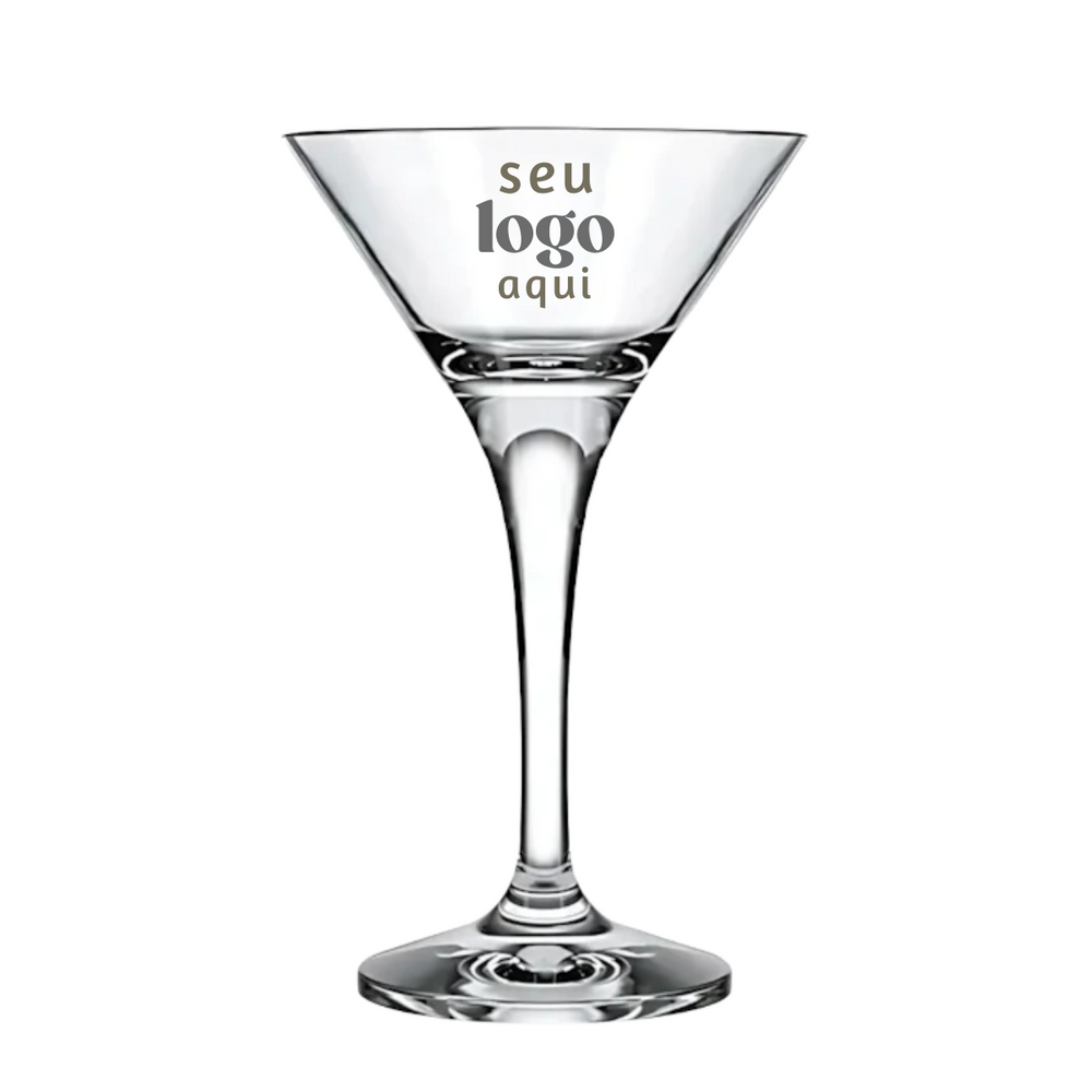 Kit 50 Taça Martini 250ml Personalizado Nadir Taça