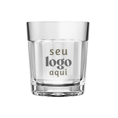 Kit 50 Copo Rocks Americano 300ml personalizado Nadir Copos