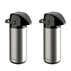 Garrafa Térmica Pressão Verona Aço Inox Unitermi