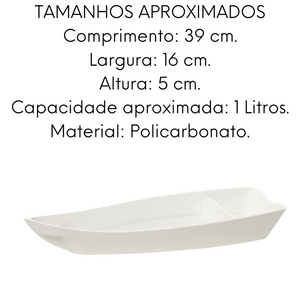 Barca de Policarbonato com 39 cm 1L VemPlast