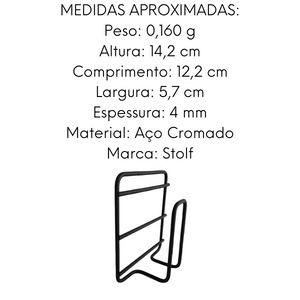 Porta Guardanapo Premium Preto A Gourmet
