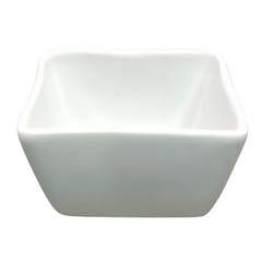 Porta Patê Quadrado de Porcelana BelaVista