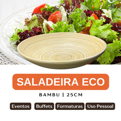 Saladeira Bambu Eco 25cm 1,2L - A Gourmet