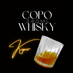 Copo Whisky em Vidro Koper 340ml Mimo Style