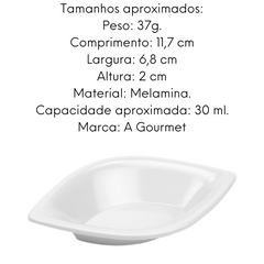 Barquinha melamina Finger Food Gourmet Mix