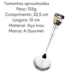 Escumadeira América de Aço Inox - A Gourmet