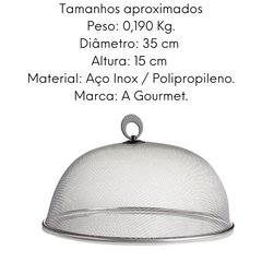 Protetor de Alimentos de Metal Com 35cm unyhome
