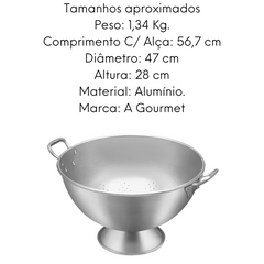 Escorredor de Arroz em Aluminio Hotel N45 ABC