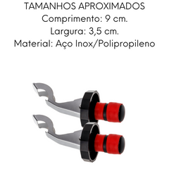 Tampa Para Garrafas em Aço Inox e Polipropileno Weck