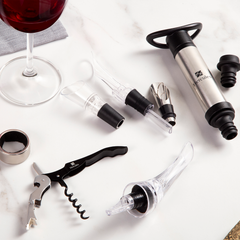 Conjunto Bomba Vinho Com 2 Tampa 230mm Hercules