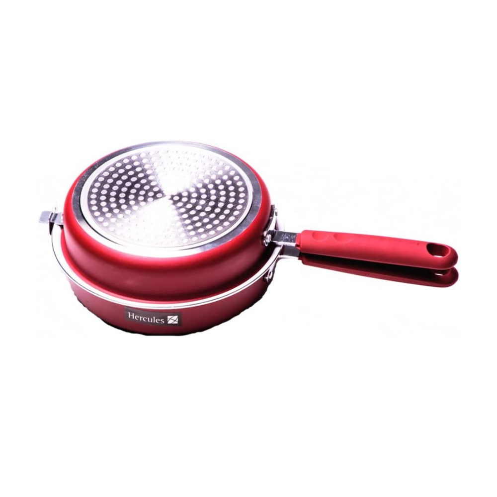 Frigideira Dupla Vermelha Multiuso Hercules