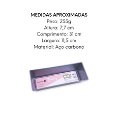 Forma Para Bolo Retangular Chumbo Hércules Hercules