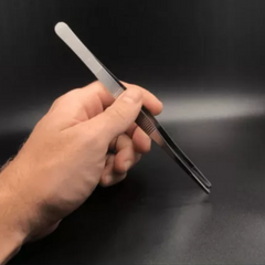 Pinça Culinária Ponta Reta em Aço Inox Hercules