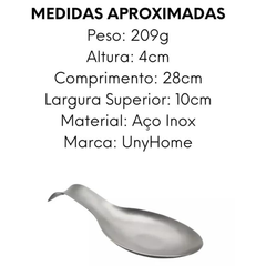 Descanso de Talher Aço Inox - A Gourmet