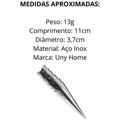 Kit de Formas Canudo/Cônica 6 Peças - A Gourmet