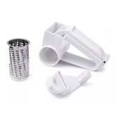 Ralador de Queijo Manual Portátil Branco - A Gourmet