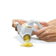 Ralador de Queijo Manual Portátil Branco - A Gourmet