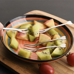 Conjunto 6 Mini Garfinhos Para Petisco Coração unyhome