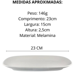 Travessa em Melamina Retangular - A Gourmet