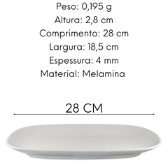 Travessa Retangular em Melamina unyhome
