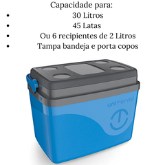 Caixa Térmica Floripa Azul 30L - A Gourmet