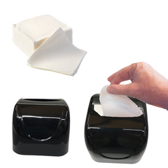 Porta Guardanapo Easy Puxe Preto unyhome