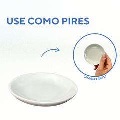 Pratinho Porcelana 11cm Pires - A Gourmet