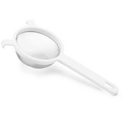 Peneira em Aço inox Cabo Plástico 10cm Hercules