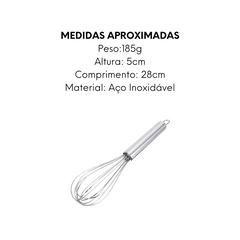 Batedor de Ovos em Aço Inox Hércules Hercules