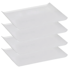 Bandeja Servir em Polipropileno Branca VemPlast