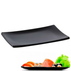 Prato oriental preto em polipropileno VemPlast