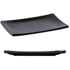 Prato oriental preto em polipropileno VemPlast