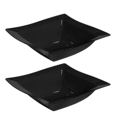 Tigela Saladeira Moove Preto Polipropileno 800ML VemPlast