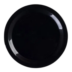 Prato Raso Ellegance Preto 25cm Polipropileno VemPlast