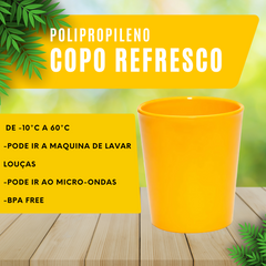Copo de Polipropileno amarelo 350ml - A Gourmet