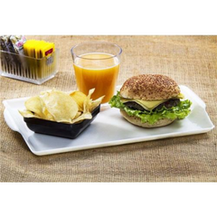 Bandeja Square Branco em Polipropileno VemPlast